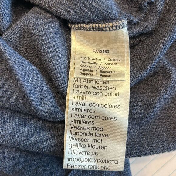 Lacoste Polo Navy Shirt Short Sleeve Knit Crocodile Logo Size L Slim Fit - Picture 7 of 8